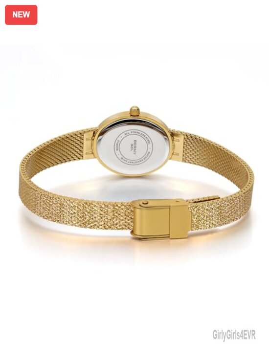 Elegant Oval Analog Quartz Watch, 3ATM Water Resistant 